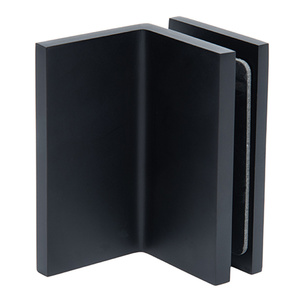 CRL Matte Black Como Series Wall Mount Bracket