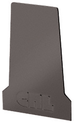 CRL Black Bronze End Cap for B5T Series Tapered Base Shoe