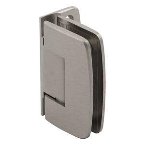 Brushed Nickel Wall Mount with Offset Back Plate Adjustable Valencia Series Hinge