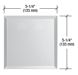 CRL Clear Double Blank Without Screw Holes Glass Mirror Plate