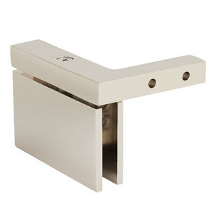 CRL Polished Nickel Cardiff Series Right Hand Mount Hinge