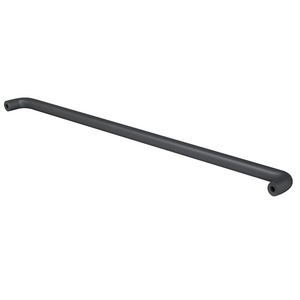 CRL Matte Black Astral II Solid Push Bars for 36" Single Acting Offset Door