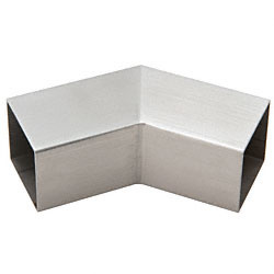 CRL Brushed Stainless 135 Degree Horizontal Corner for 1-1/2" Square Hand Railing