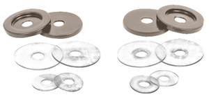 CRL Satin Nickel Replacement Washers for Back-to-Back Solid Pull Handle