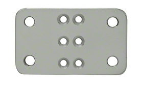 Agate Gray Trim-Line 3" x 5" Base Plate