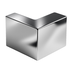 CRL Polished Stainless 90 Degree Door Connector Bracket for Serenity Sliders