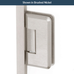 Brushed Nickel Jamb Custom Height with 3 Solid Brass Majestic Hinges