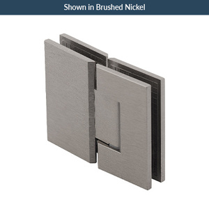 Polished Brass Designer 180 Degree Glass To Glass Hinge with 5° Pin
