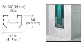 CRL 25' Setting and Centering Block for 5/8" Glass