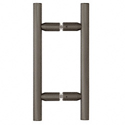 CRL Oil Rubbed Bronze 6" Ladder Style Back-to-Back Pull Handle