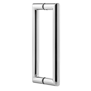 Polished Chrome 8" Mitered Style Back to Back Handles