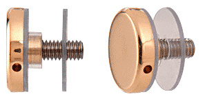 CRL Brass 1-1/4" Diameter Standoff Cap Assembly
