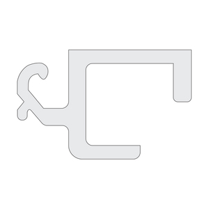 CRL-U.S. Aluminum Bronze Black Anodized 7/16" Glazing Adapter - 24'-3"
