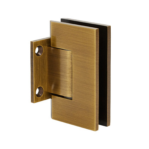 CRL Antique Brass Geneva 074 Series Wall Mount Short Back Plate Hinge