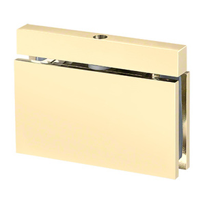 Polished Brass Free Swinging Header Mount (Euro-Header) Adjustable Prestige Series Hinge