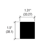 CRL-U.S. Aluminum StormWall XL Black 90º SSG Corner Cap - Pk/20