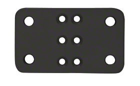 Matte Black Trim-Line 3" x 5" Base Plate