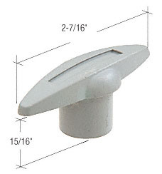 CRL Gray Awning Operator with 3/8" Bore Tee Handle