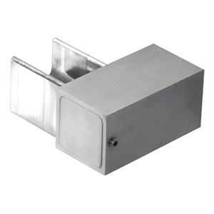 CRL Juliet 316 Brushed Stainless Replacement Square Lower Right Fitting