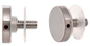 CRL 316 Brushed Stainless Cap Assembly for 1" Diameter Standoffs