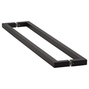 Oil Rubbed Bronze 24" Square Series Back to Back Towel Bars
