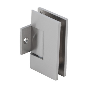 CRL Brushed Nickel Geneva 280 Series 180 Degree Pony Wall Mount Hinge