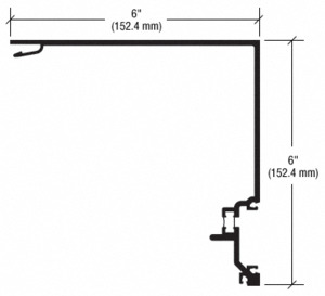 CRL-U.S. Aluminum 90 Degree Corner Half - 24'-2"