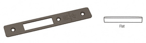 CRL Dark Bronze Flat Faceplate for MS1853H Series Hook Throw Deadlocks