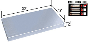 CRL Stainless Steel 30" Wide x 12" Deep Shelf