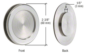 CRL Polished Stainless Steel UV Pull for Sliding Glass Doors