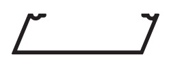 CRL-U.S. Aluminum 135º Corner (Self Mating) - 24'-2", Clear Anodized Class 1
