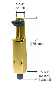 CRL Brass Door Mounted Step-On Door Holder