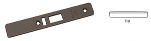 CRL Dark Bronze Flat Faceplate for AR4513 Series Deadlatch Locks
