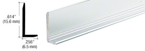 CRL Brite Anodized 1/4" Aluminum L-Bar Extrusion