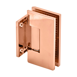 Polished Copper Wall Mount with Short Back Plate Maxum Series Hinge