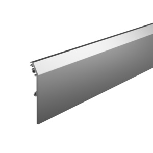 CRL DRX™ 4" Satin Anodized Tapered Side Cover with No Prep - 110" Length 