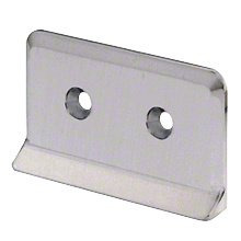 CRL Brushed Nickel Drip Plate Only for Prima Hinges