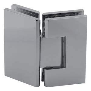 Polished Chrome 135° Glass-to-Glass Adjustable Maxum Series Hinge