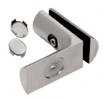 CRL Brushed Nickel Hydroslide 90 Degree Wall-to-Glass Bracket