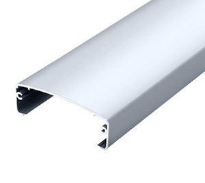 CRL Clear Anodized 500X Series 241" Long Top Rail