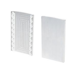CRL TurboFlex Fascia Mount Mill Aluminum Right End Cap