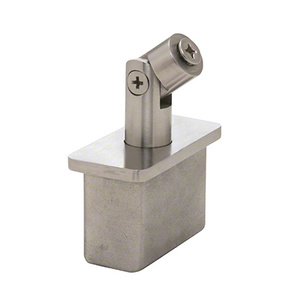 CRL 316 Brushed Stainless 1" x 2" Vertically Adjustable Post Cap for Saddles