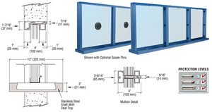 CRL KYNAR® Painted (Specify) Aluminum Narrow Inset Frame Multi-Lite Special Window