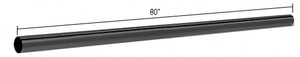 CRL Matte Black 80" Support Bar Only