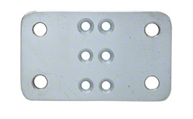 CRL Hansen Mill Aluminum Trim-Line 3" x 5" Base Plate