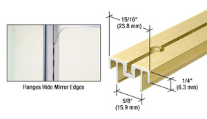 CRL Gold Anodized 72" Mirror Standard