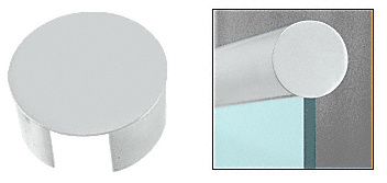 CRL Satin Anodized End Cap for 3" Cap Railing