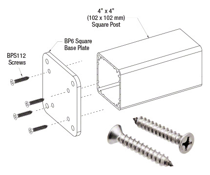 CRL Base Plate Screw