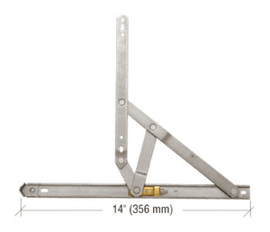 CRL 14" 4-Bar Heavy-Duty Stainless Steel 90 Degree Window Hinge