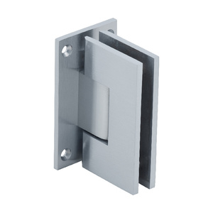 CRL Brushed Satin Chrome Vienna 037 Series Wall Mount Full Back Plate Hinge
